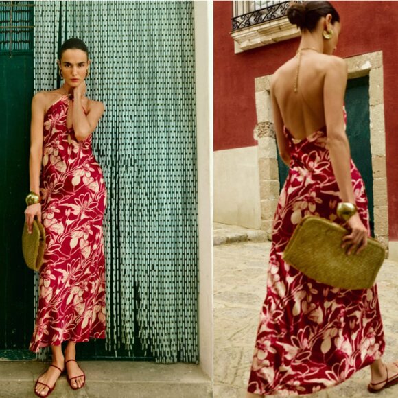Reformation Yesenia Silk Dress - Las Dalias